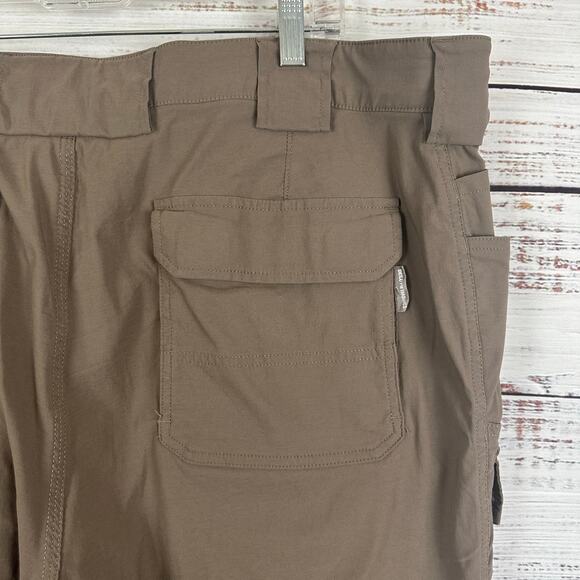 Mens Duluth Flex Dry on The Fly Nylon Cargo Activewear Pants Taupe Brown 44X30 - Picture 4 of 7